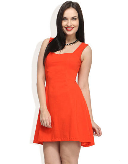 ORANGE PARTY DRESESS
