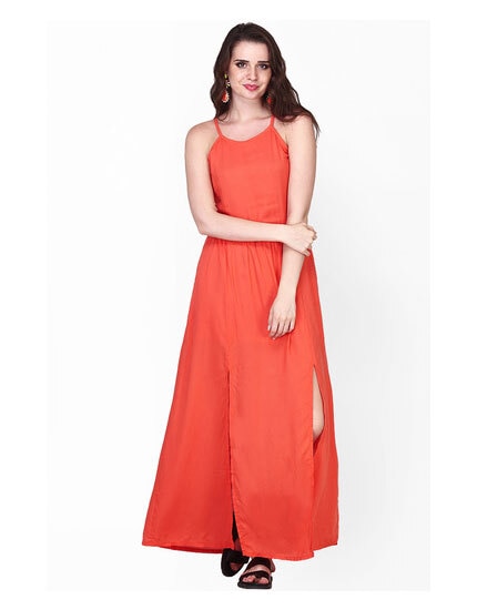 ORANGE PARTY DRESESS