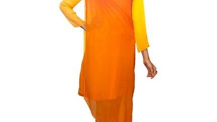 ORANGE PARTY DRESESS