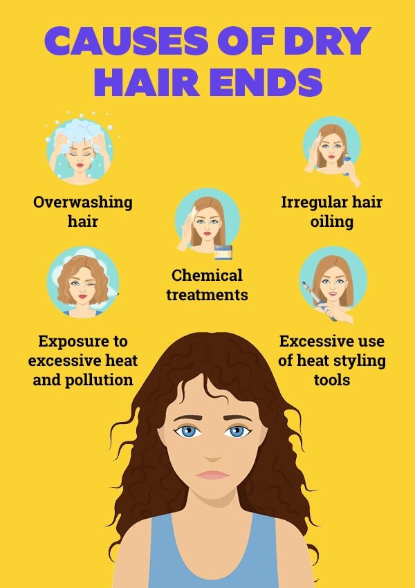 FAQs about Dry Hair End Causes and How to Treat