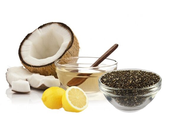 Chia hair mask