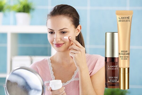 9 PM to 11 PM – Night cream and eye cream  - Skincare products