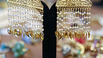Statement earrings