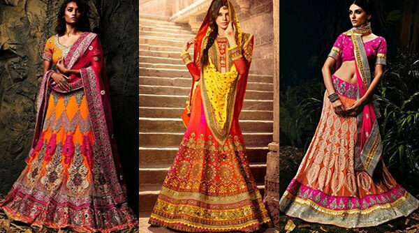 Bridal Must-Haves – Pink And Orange Lehengas