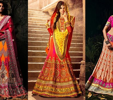 Image of Bridal Must-Haves – Pink And Orange Lehengas