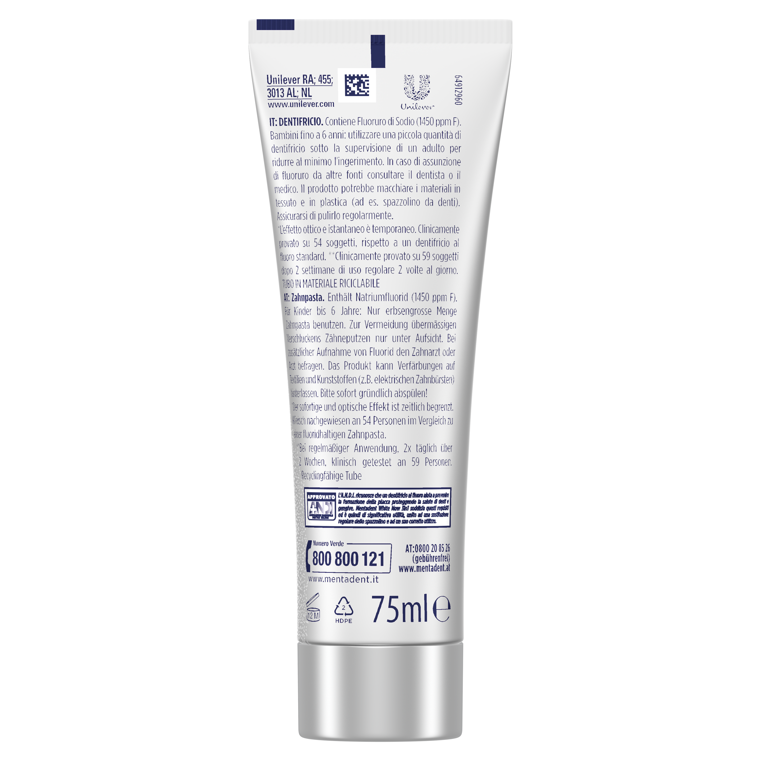 MENTADENT WHITE NOW 3IN1 Original