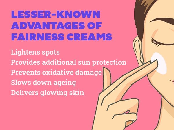 When should one apply a fairness cream?