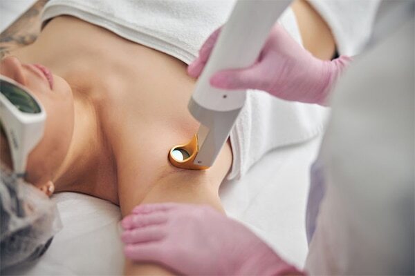 Medical treatments for underarm lightening