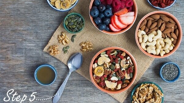 Step 5: Eat healthy