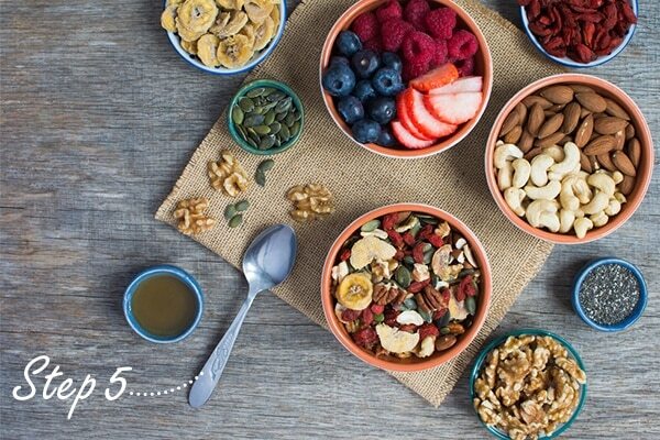 Step 5: Eat healthy