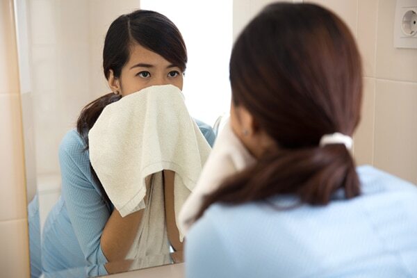 How to air-dry your face