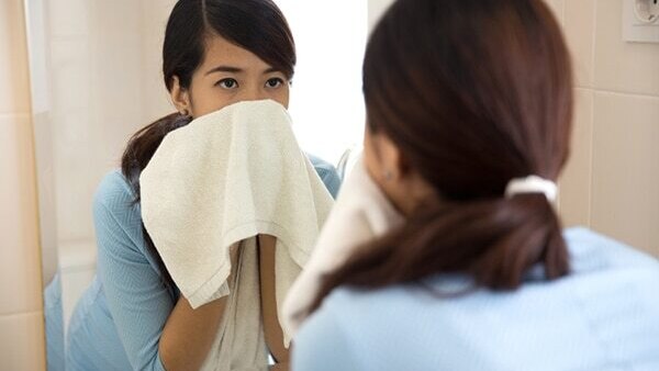 How to air-dry your face