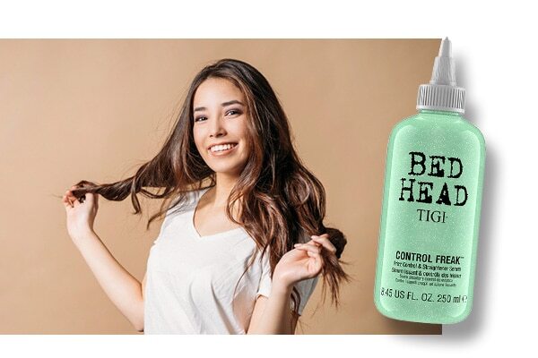 Step 04: Apply serum to prevent frizzy hair
