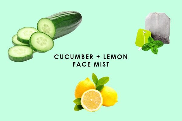 Cucumber + lemon face mist