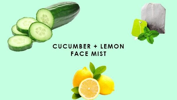 Cucumber + lemon face mist