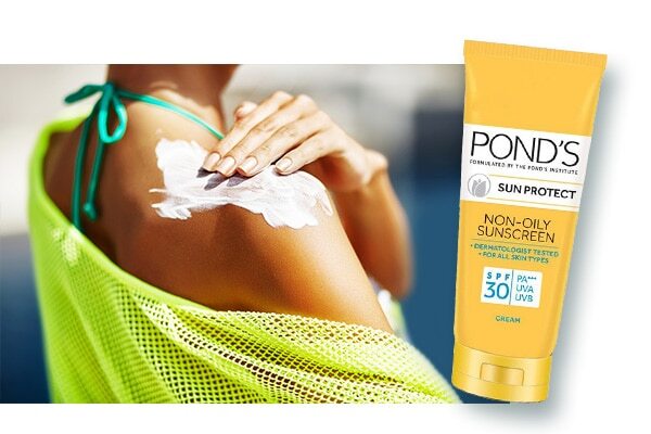 Step 04: Apply sunscreen