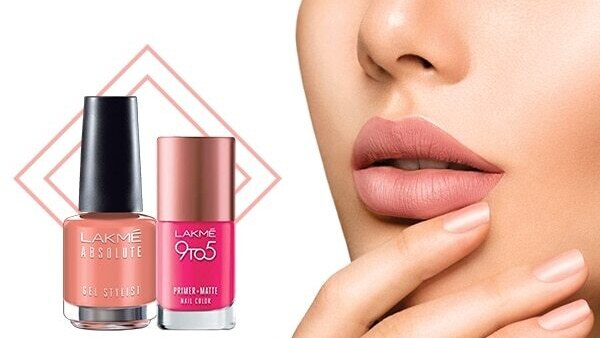 Glitter and metallic nail polishes