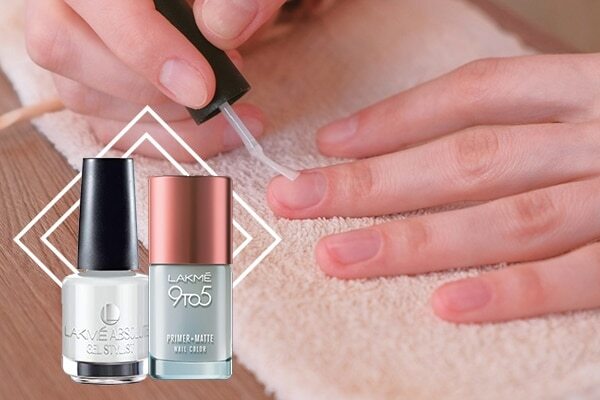 Glitter and metallic nail polishes
