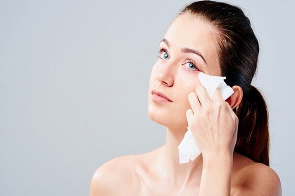 03. Wiping your eyes last
