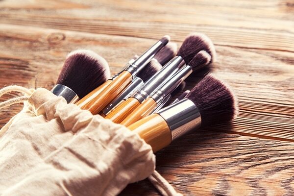Makeup brush softener