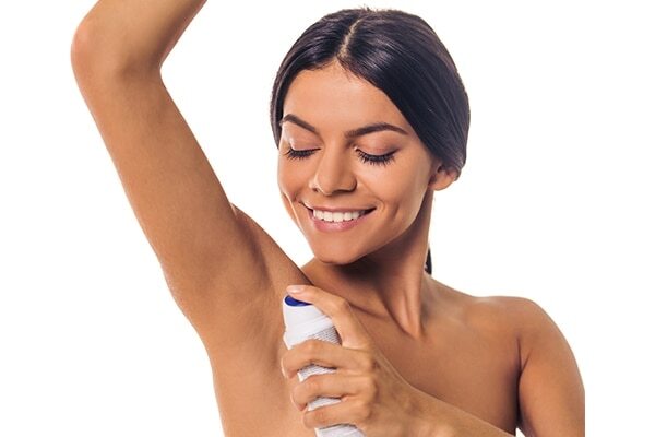 Spraying on your clothes
