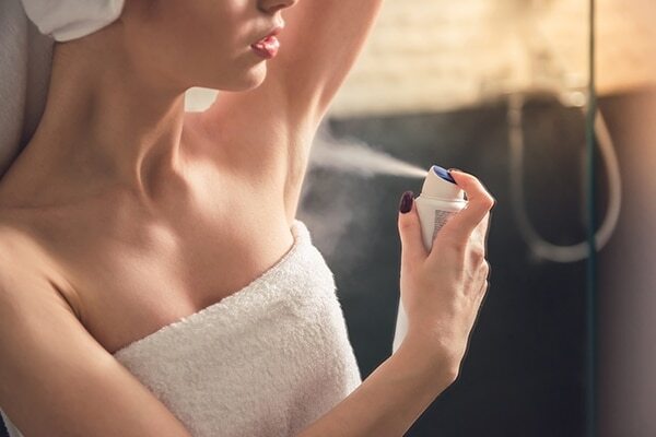 Spraying on your clothes