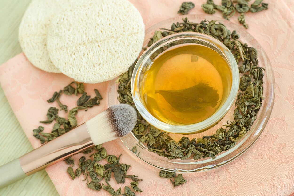 Green tea rinse