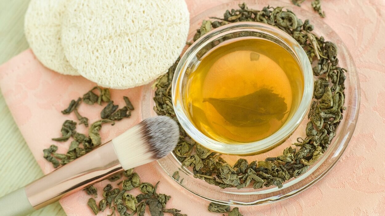 Green tea rinse