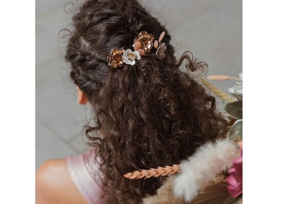 8. Floral tiara