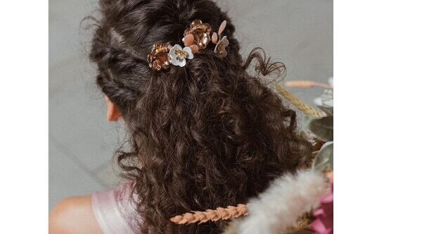 8. Floral tiara
