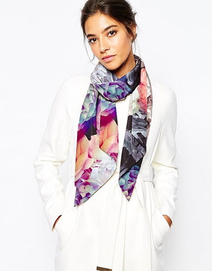 A skinny silky scarf image