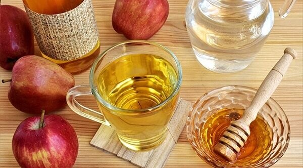 Apple cider vinegar and honey