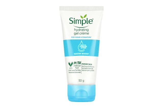 4. Simple Water Boost Hydrating Gel Creme Moisturiser