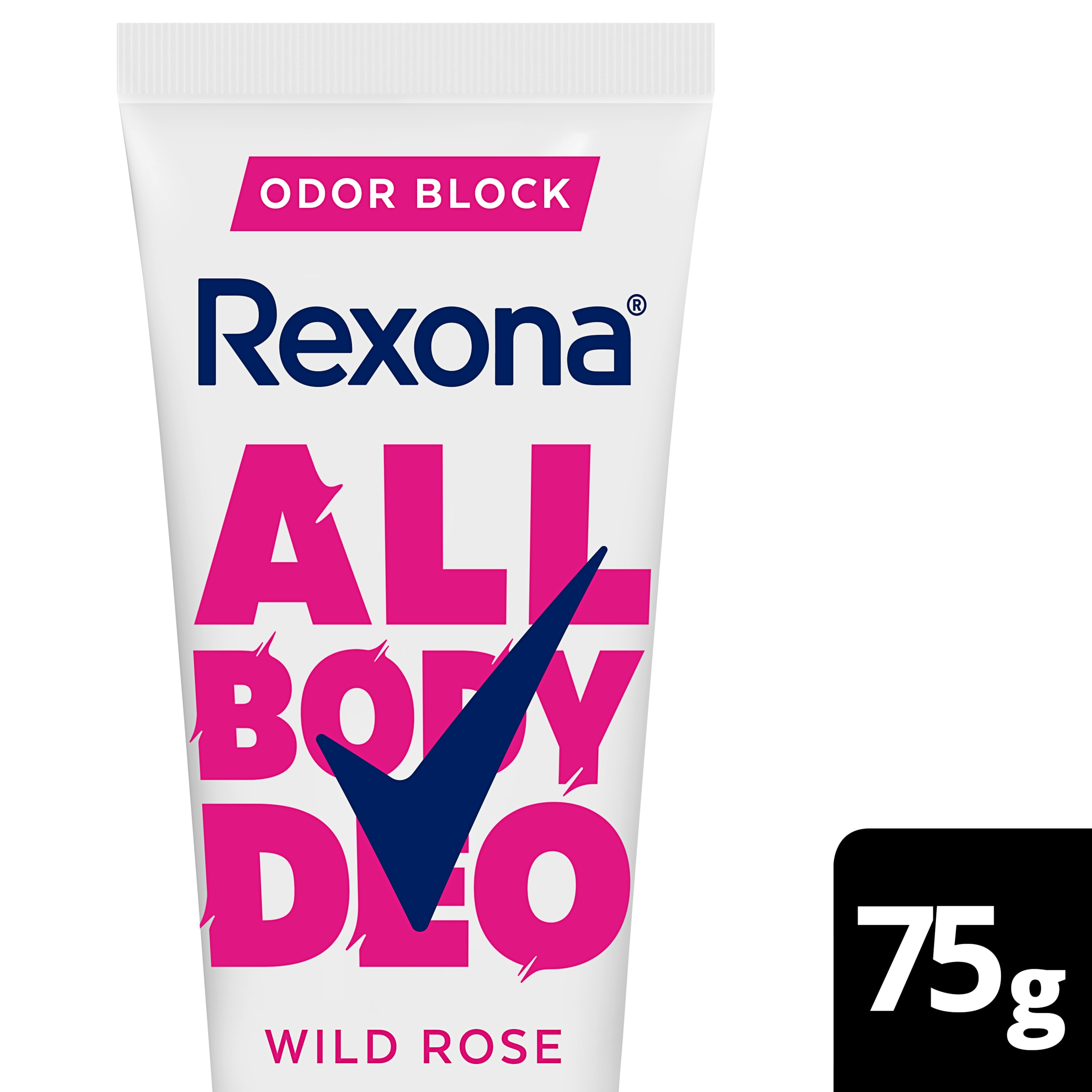 Desodorante Corporal Creme Feminino Rexona All Body Deo Wild Rose 75g
