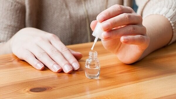 Dark nail polish does the trick too
