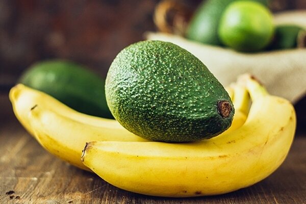 Avocado banana hair mask