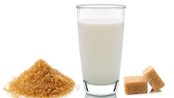 Milk + brown sugar