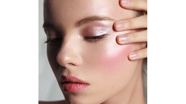 The blush, bronzer, and highlighter come before the foundation