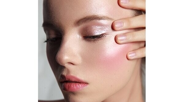The blush, bronzer, and highlighter come before the foundation