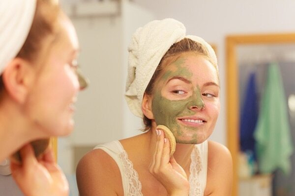 Try a green tea mask