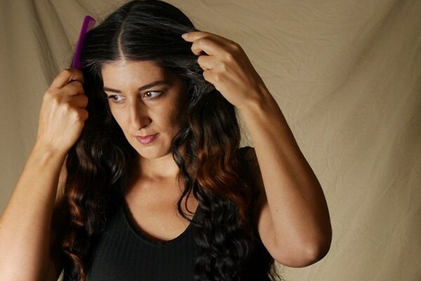 Create this super chic low bun