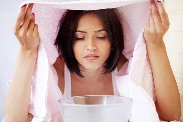 Face clean up finish with a moisturiser