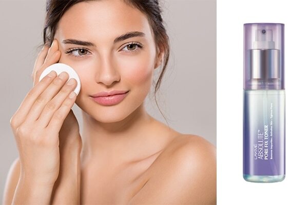 Face clean up finish with a moisturiser