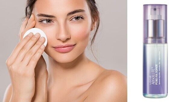 Face clean up finish with a moisturiser