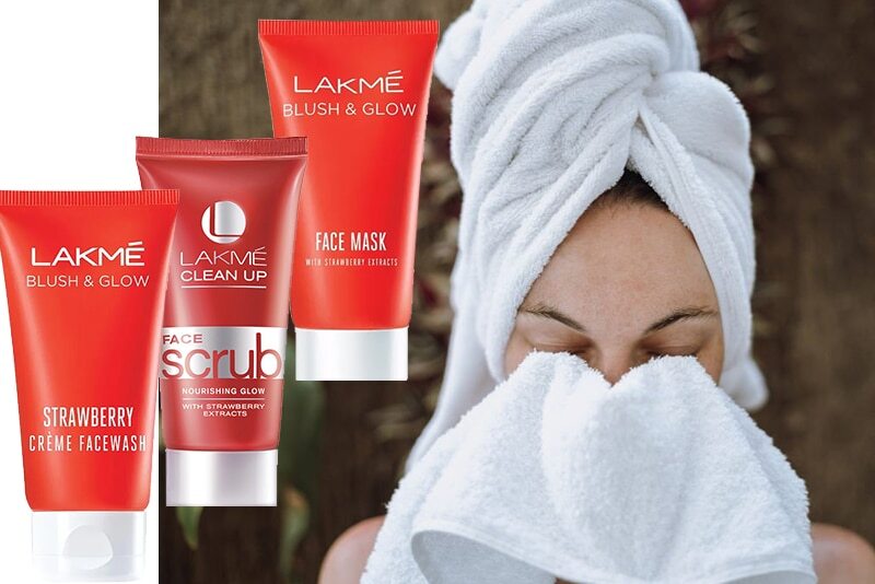 Lakme Clean Up and Blush & Glow with Strawberry Extracts