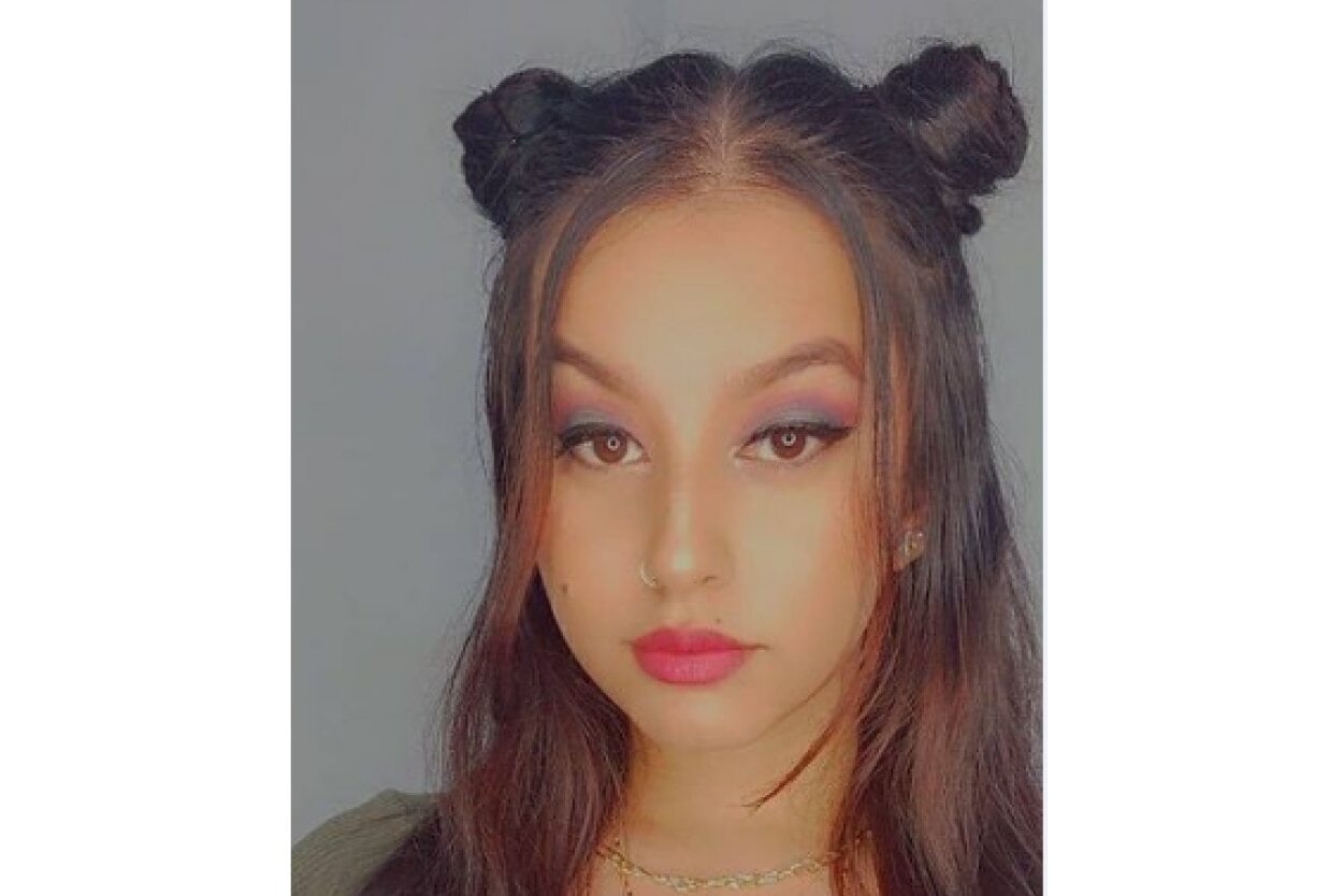 French braid with top knot