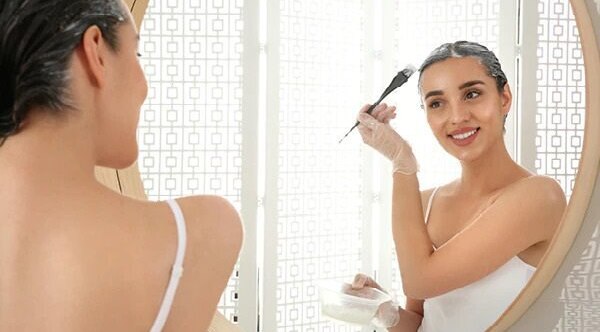 how often can you colour your hair at home woman hair wash