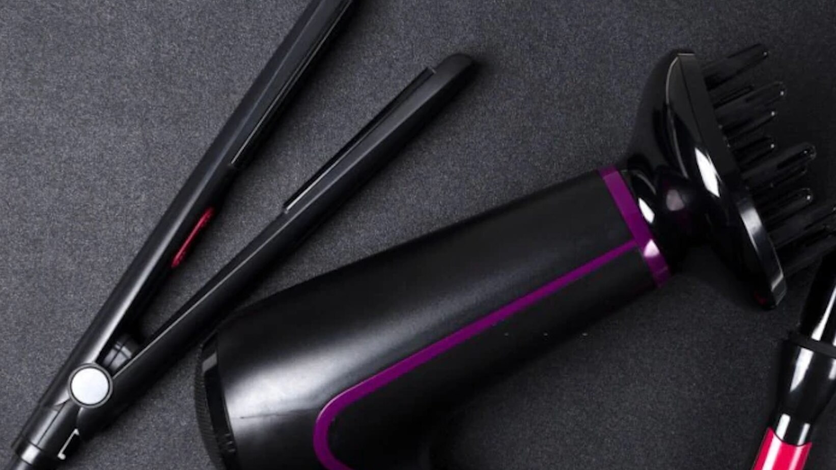 how to use a hair straightener long brown hair