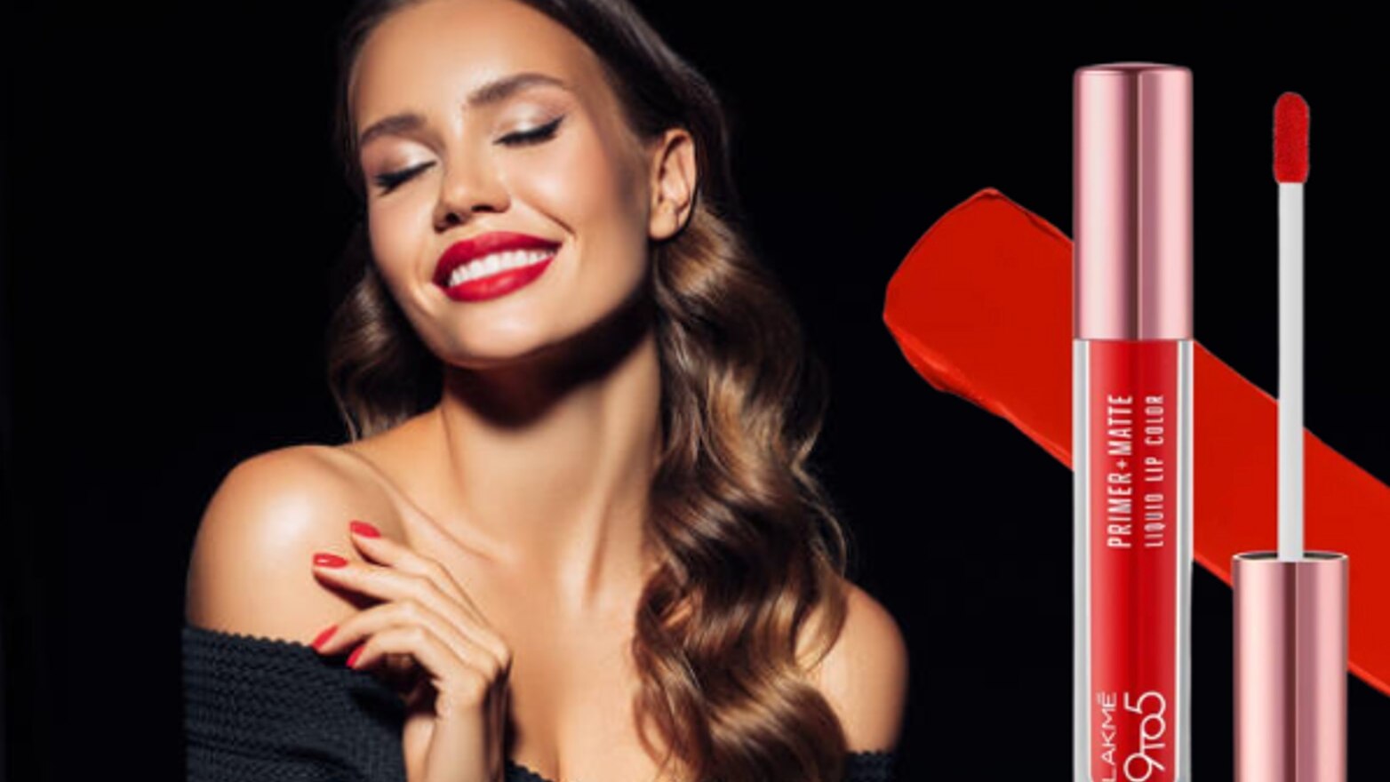How to keep lipstick from bleeding woman Lakmé 9-to-5 Flawless Matte Complexion Compact 