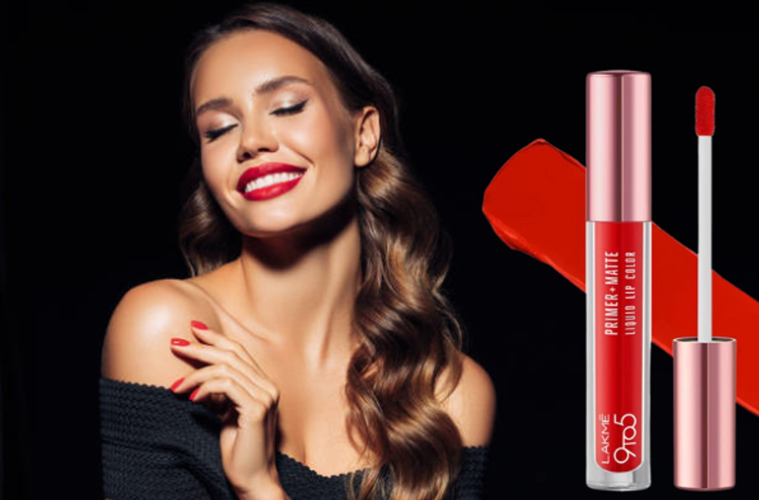 How to keep lipstick from bleeding woman Lakmé 9-to-5 Flawless Matte Complexion Compact